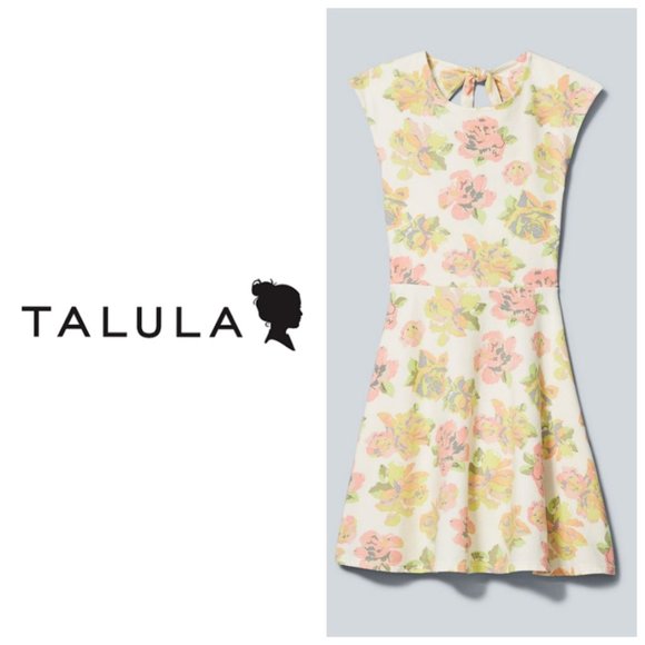 Aritzia Dresses & Skirts - ARITZIA TALULA Neon Floral A-Line Boho Dress